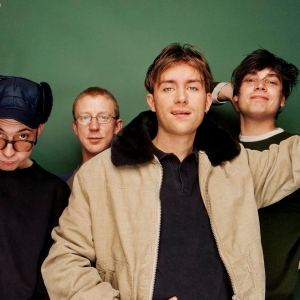 Imagem de 20 anos do disco Blur
