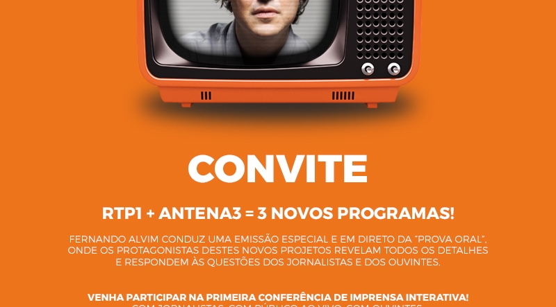 Antena 3 estreia três programas na RTP1