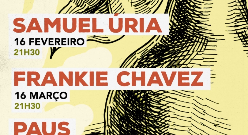 Imagem de Frankie Chavez, Samuel Úria e PAUS na Lourinhã