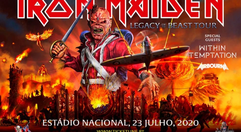 Iron Maiden de regresso a Portugal em 2020
