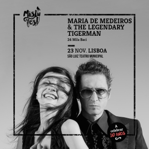 Imagem de The Legendary Tigerman e Maria de Medeiros ao vivo