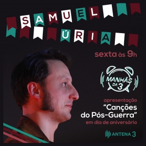 Imagem de Aniversário de Samuel Úria nas Manhãs da 3