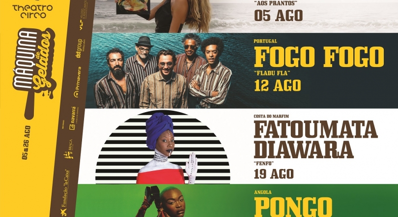 Fatoumata Diawara, Pongo e Letrux em Braga