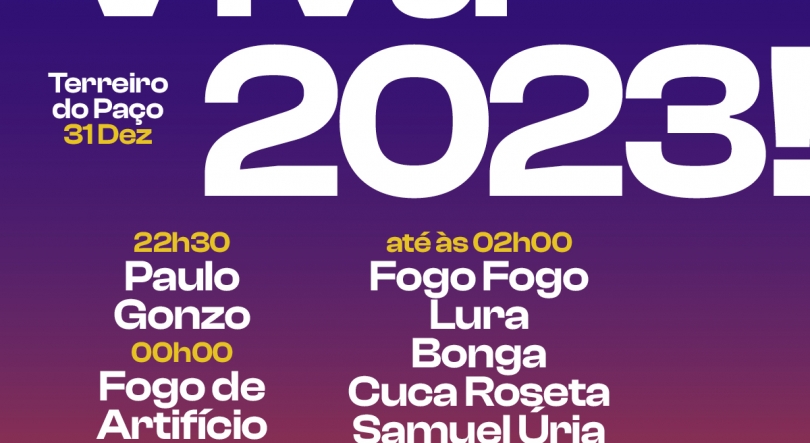 Viva 2023! com Fogo Fogo, Pongo e Samuel Úria