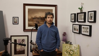 Kaihan Hamidi: um afegão a pintar (em) Portugal