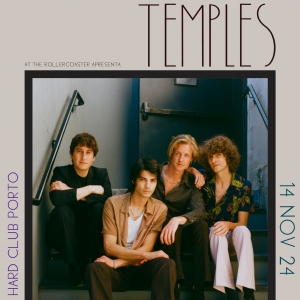 Imagem de Temples no Hard Club Porto em novembro, com a 3