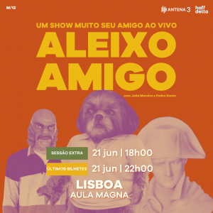 Imagem de Aleixo Amigo: ganha bilhetes para um show muito seu amigo ao vivo!