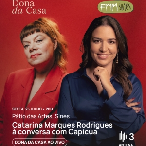 Imagem de Dona da Casa à conversa com Capicua, no FMM, em Sines