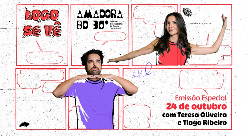 Imagem de Logo Se Vê em direto no Amadora BD’25