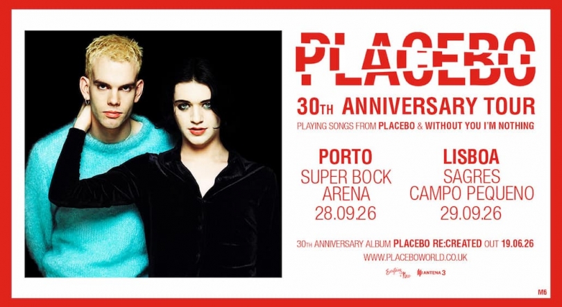 Imagem de Placebo celebram 30 anos de carreira com dois concertos especiais em Portugal