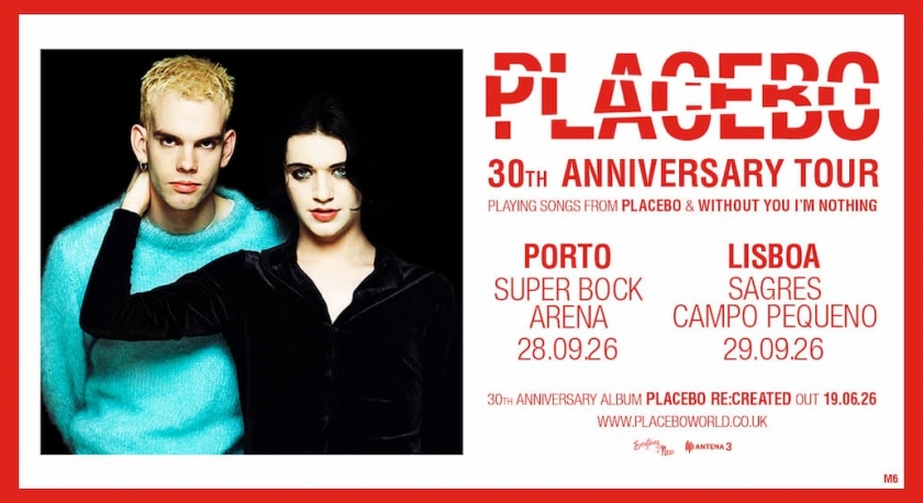 Imagem de Placebo celebram 30 anos de carreira com dois concertos especiais em Portugal