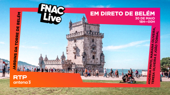 FNAC Live leva nomes como Carminho e Valter Lobo a Belém, com a RTP Antena 3
