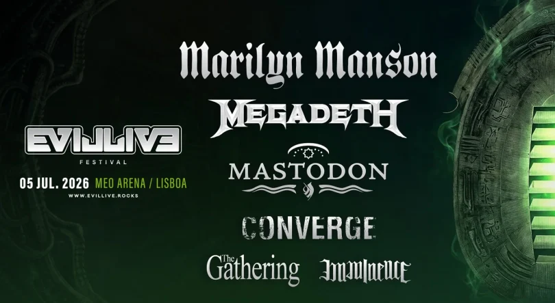 EVILLIVE Festival 2026 reúne grandes nomes da música pesada na MEO Arena, em Lisboa